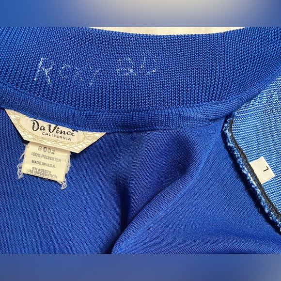 VTG Da Vinci California, 60s, excellent condition polyester shirt. - Picture 4 of 6